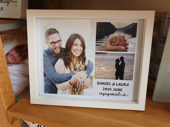 Picture of Framed engagement collage