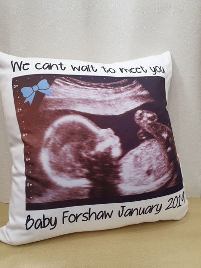 Picture of Personalised Scan Photo Cushion