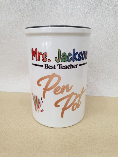 Picture of Personalised Teachers Pen Pot