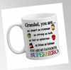 Picture of Superhero Daddy and Grandad Cup