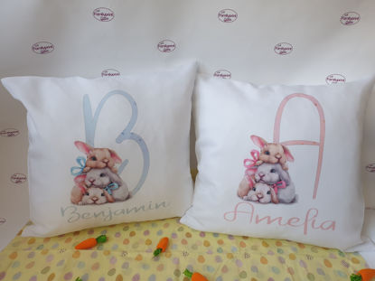 Picture of Rabbit Name Cushion