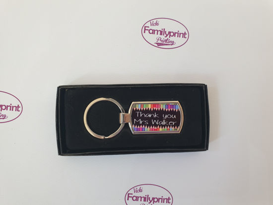 Picture of Personalised Teacher Keyring