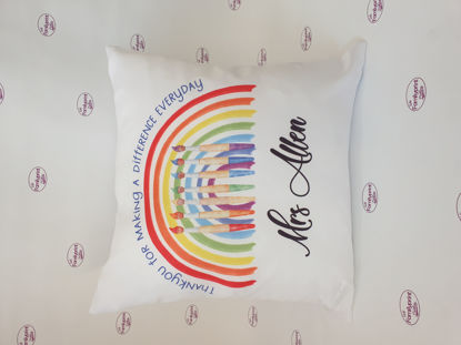 Picture of Personalised Teacher cushion