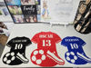 Picture of Acrylic Personalised football shirt plaque laser cut